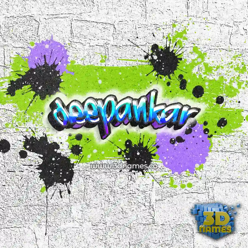 deepankar in Graffiti Grunge style - 3D name wallpaper