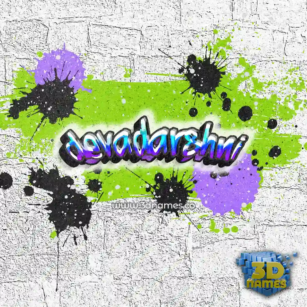 devadarshni in Graffiti Grunge style - 3D name wallpaper