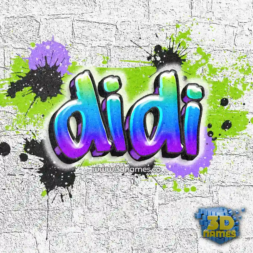didi in Graffiti Grunge style - 3D name wallpaper