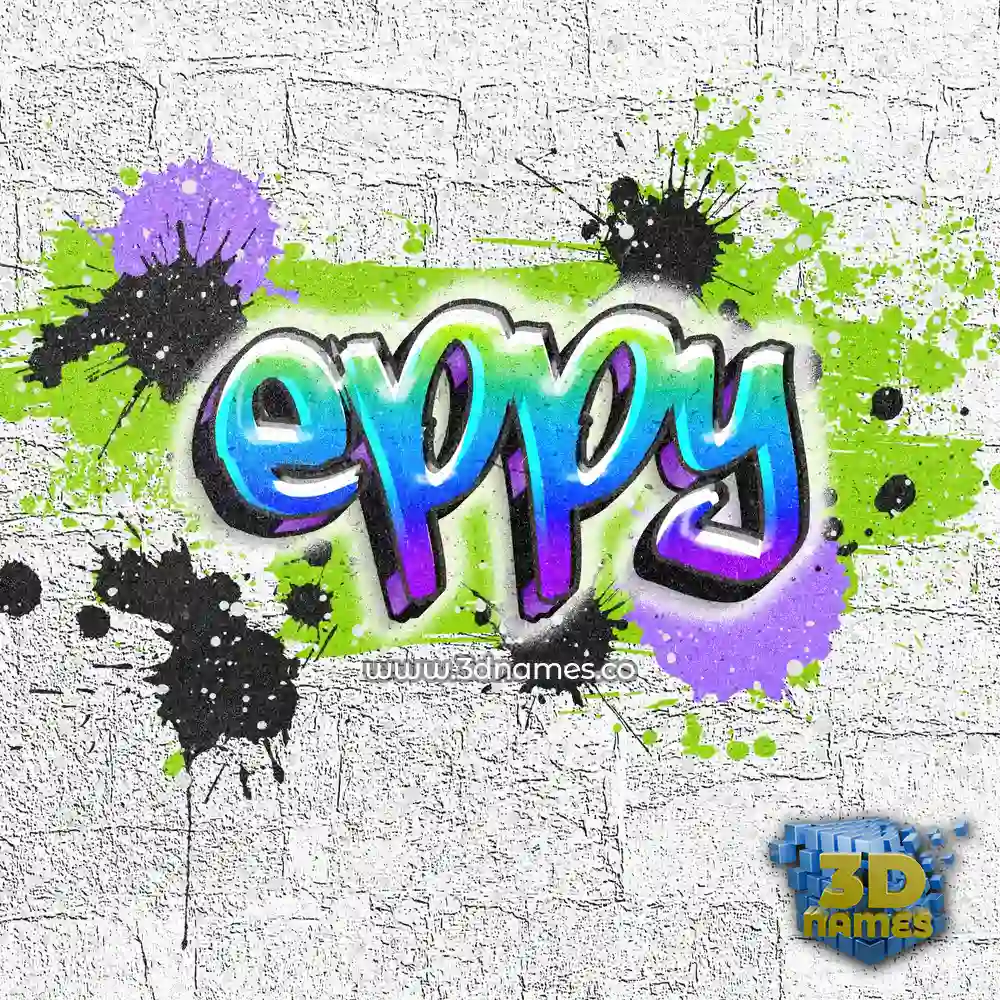 eppy in Graffiti Grunge style - 3D name wallpaper