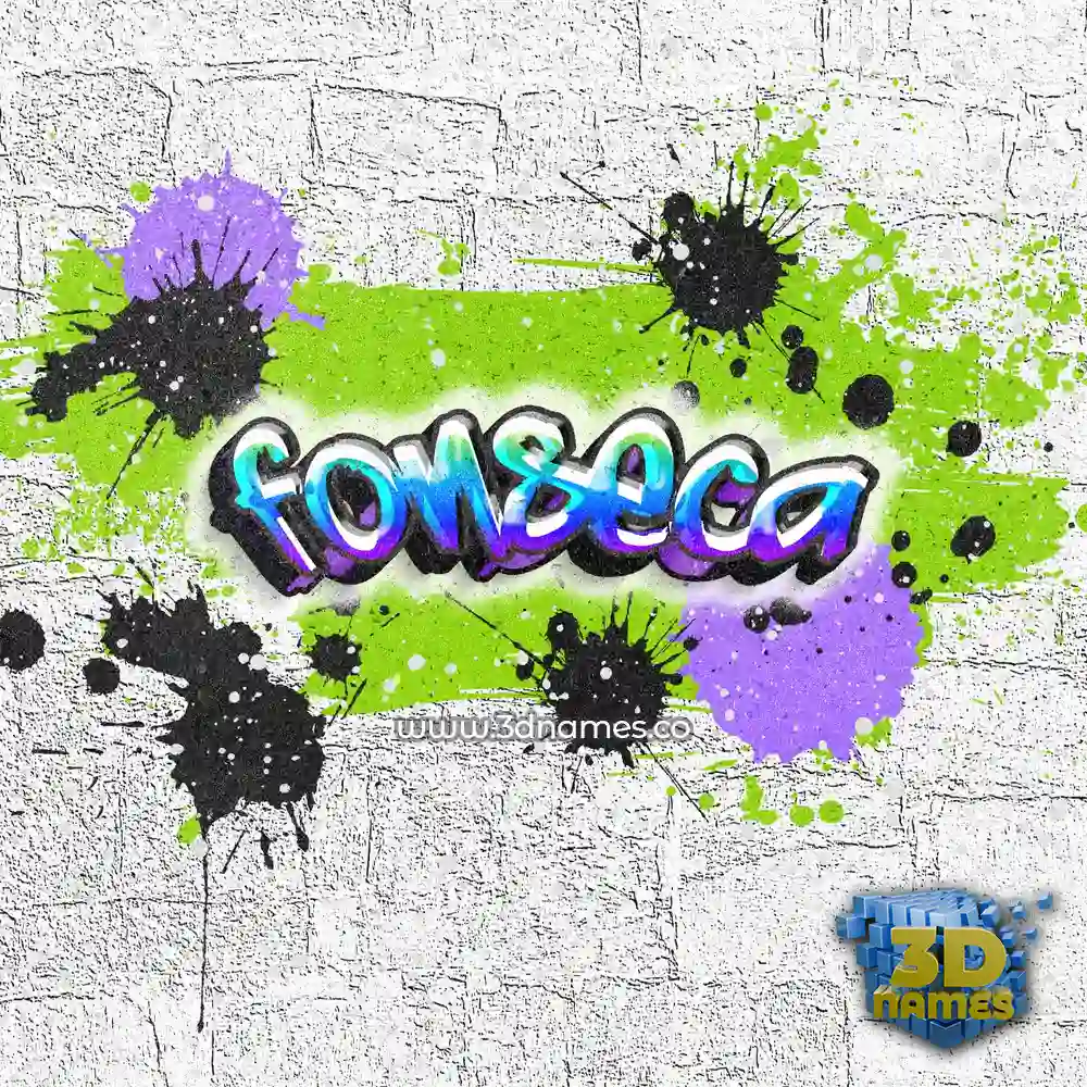 fonseca in Graffiti Grunge style - 3D name wallpaper