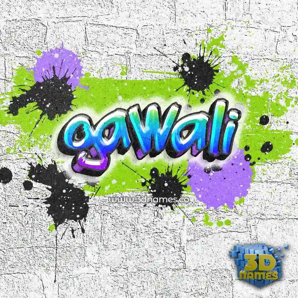 gawali in Graffiti Grunge style - 3D name wallpaper