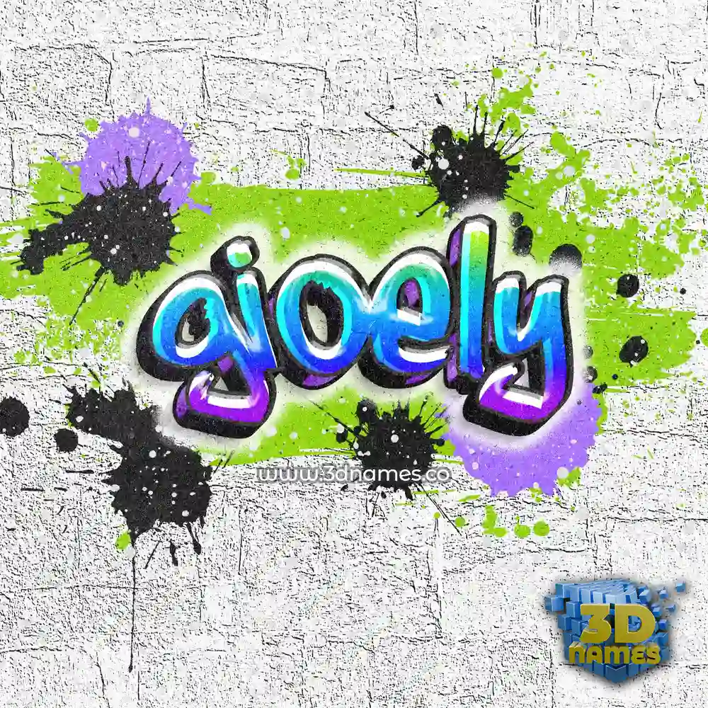 gioely in Graffiti Grunge style - 3D name wallpaper