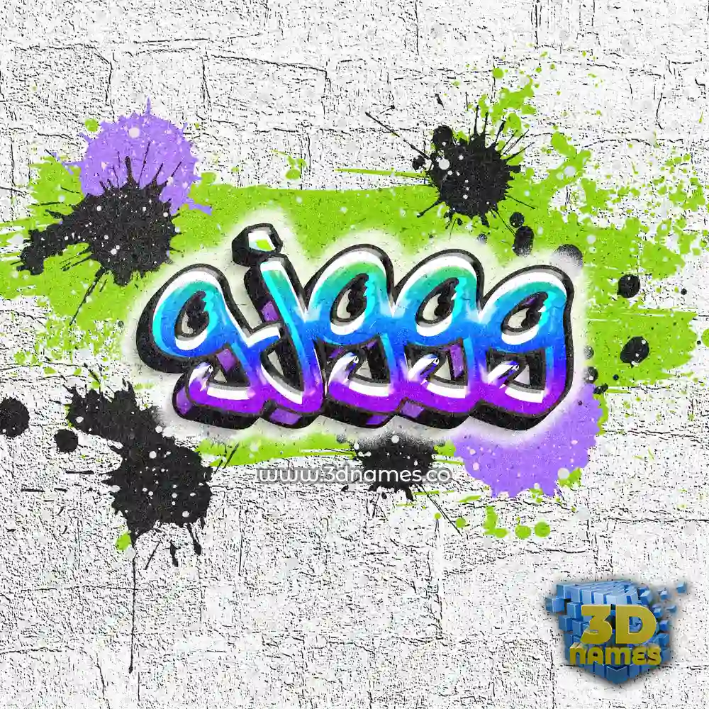 gjggg in Graffiti Grunge style - 3D name wallpaper