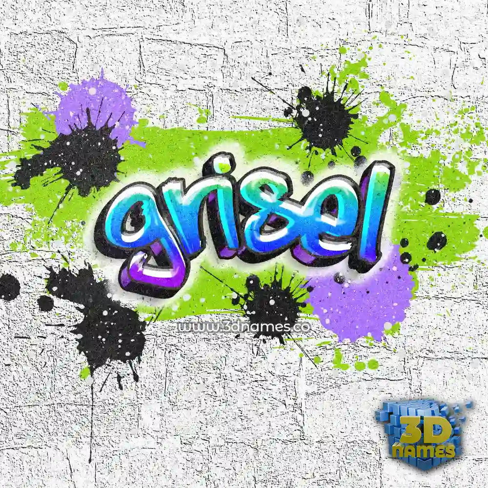 grisel in Graffiti Grunge style - 3D name wallpaper