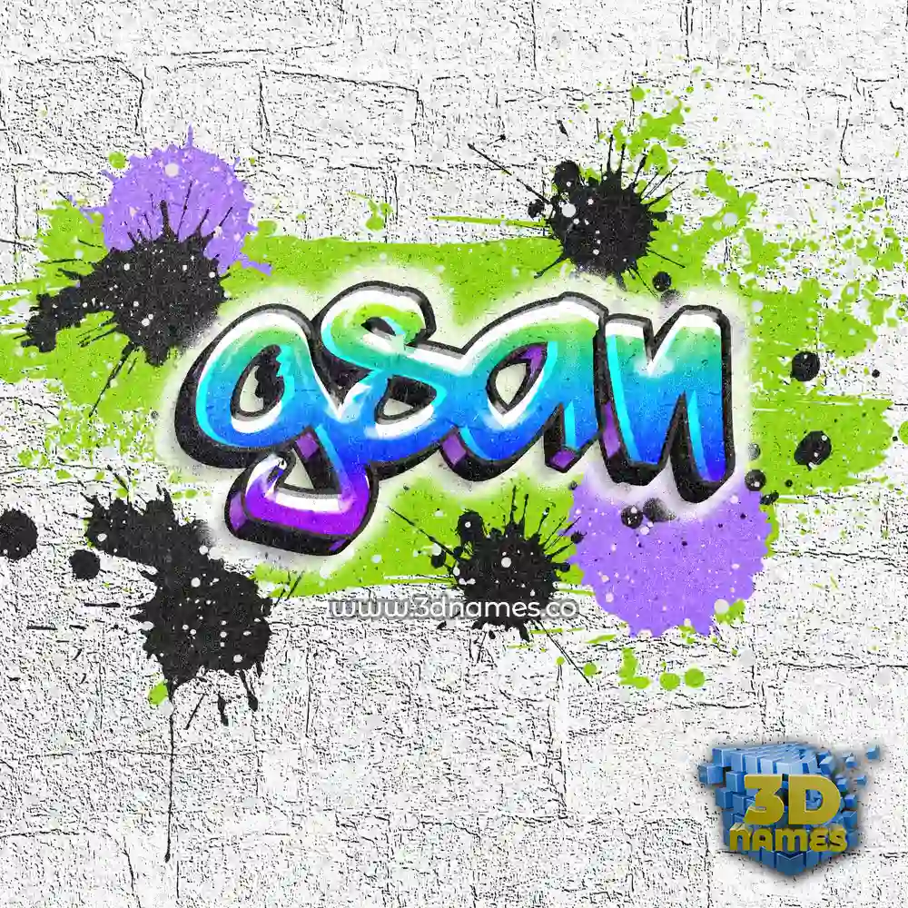 gsan in Graffiti Grunge style - 3D name wallpaper