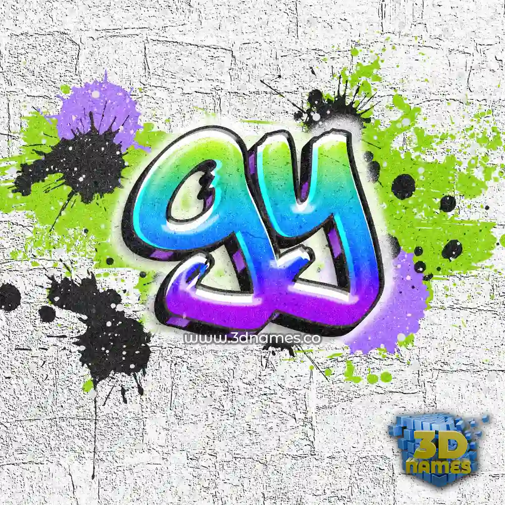 gy in Graffiti Grunge style - 3D name wallpaper