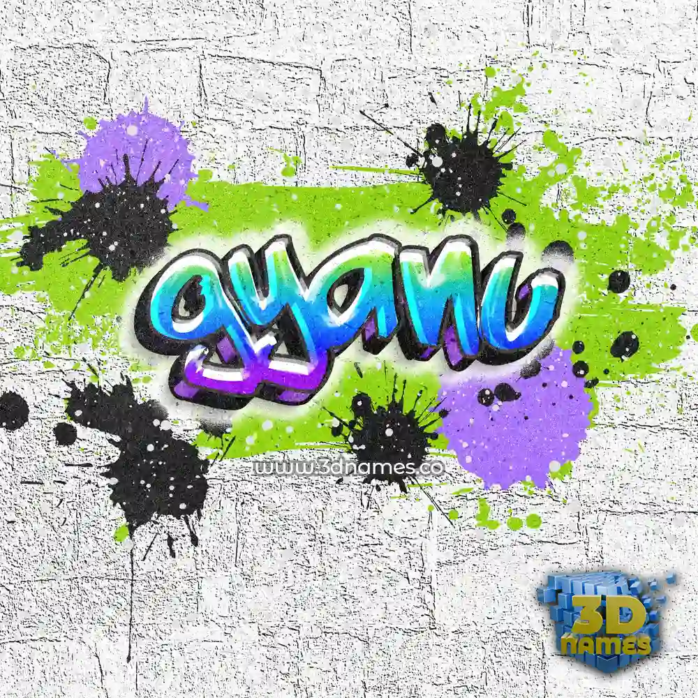 gyanu in Graffiti Grunge style - 3D name wallpaper