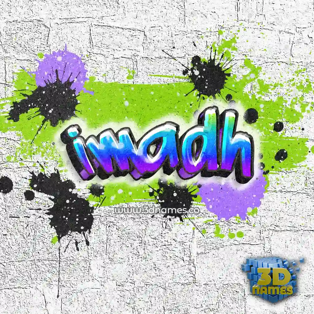 imadh in Graffiti Grunge style - 3D name wallpaper