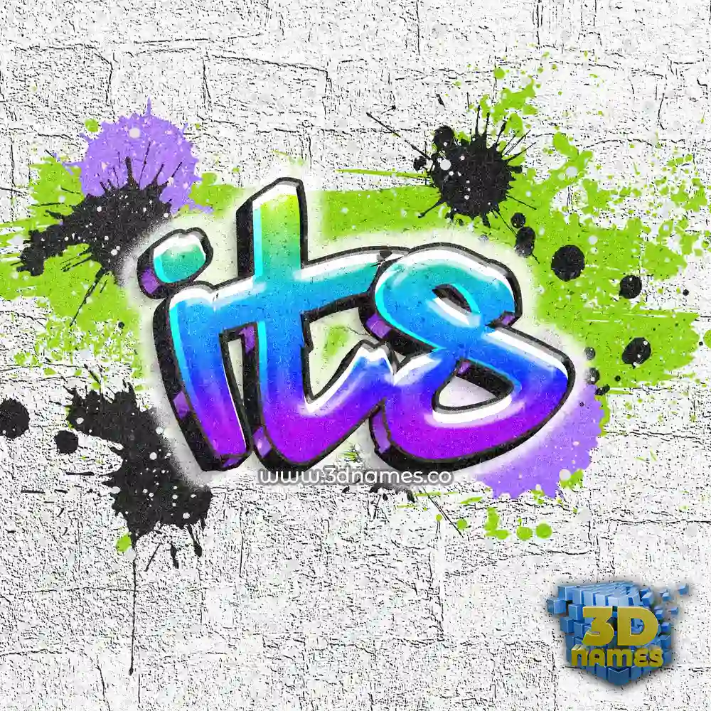 its in Graffiti Grunge style - 3D name wallpaper