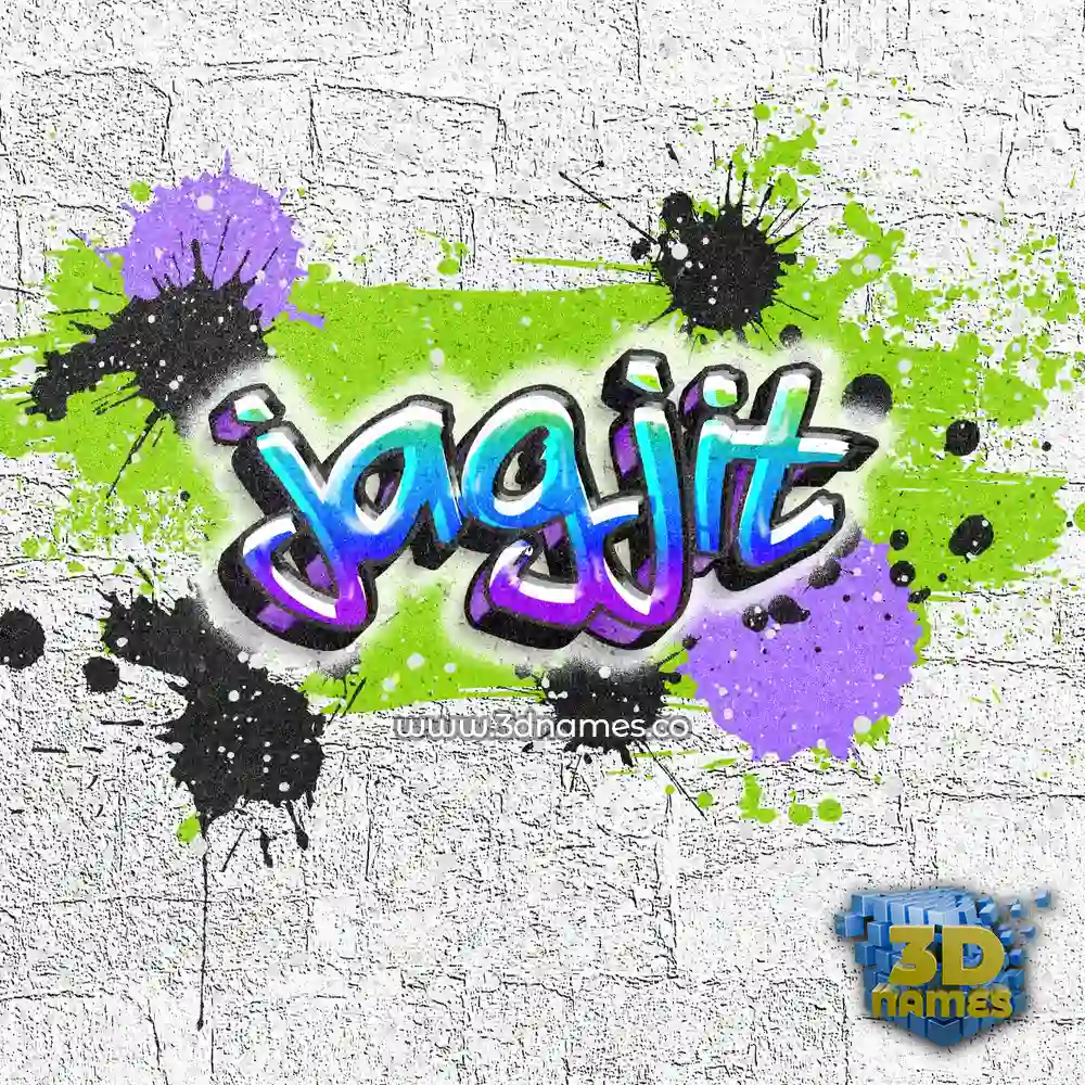 jagjit in Graffiti Grunge style - 3D name wallpaper