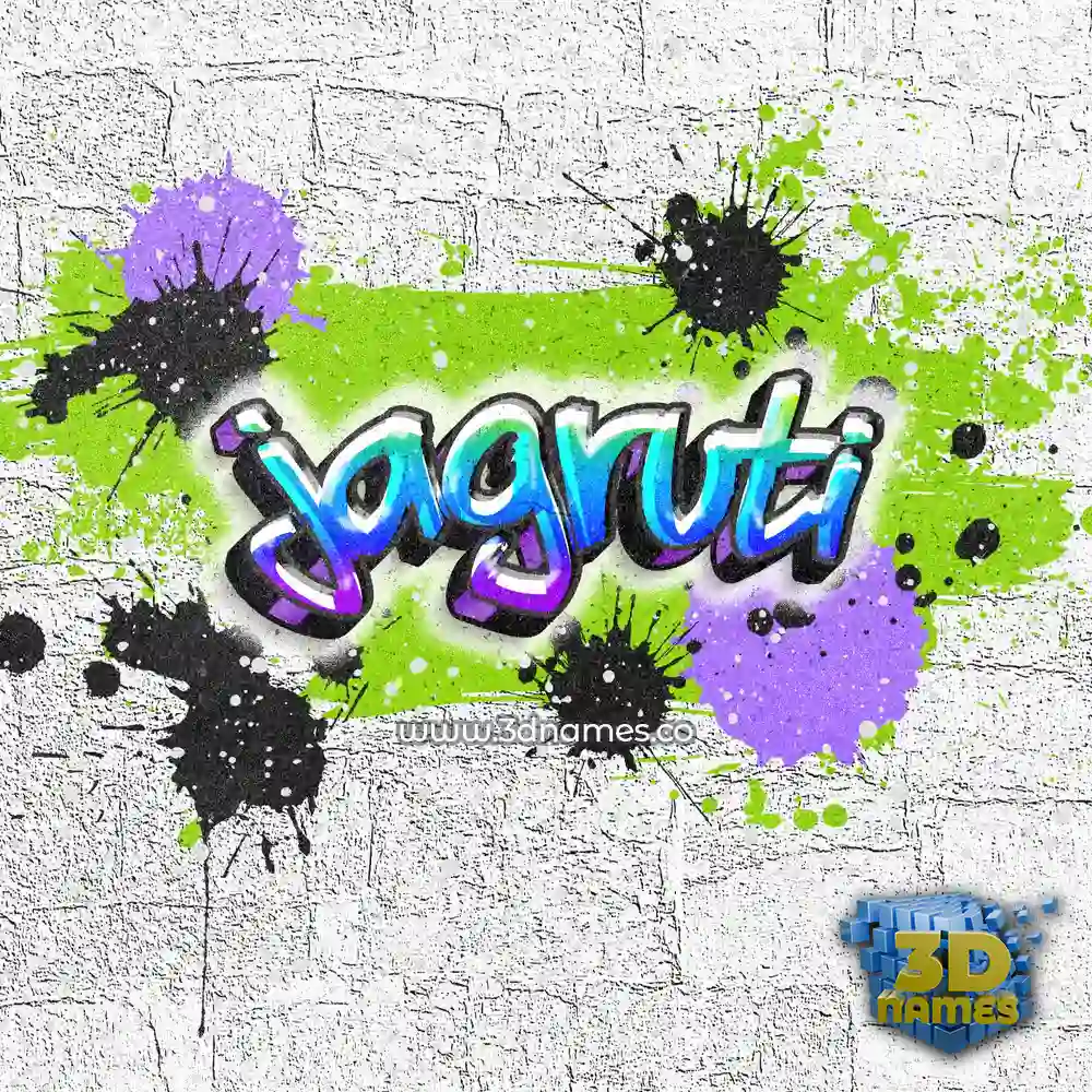 jagruti in Graffiti Grunge style - 3D name wallpaper