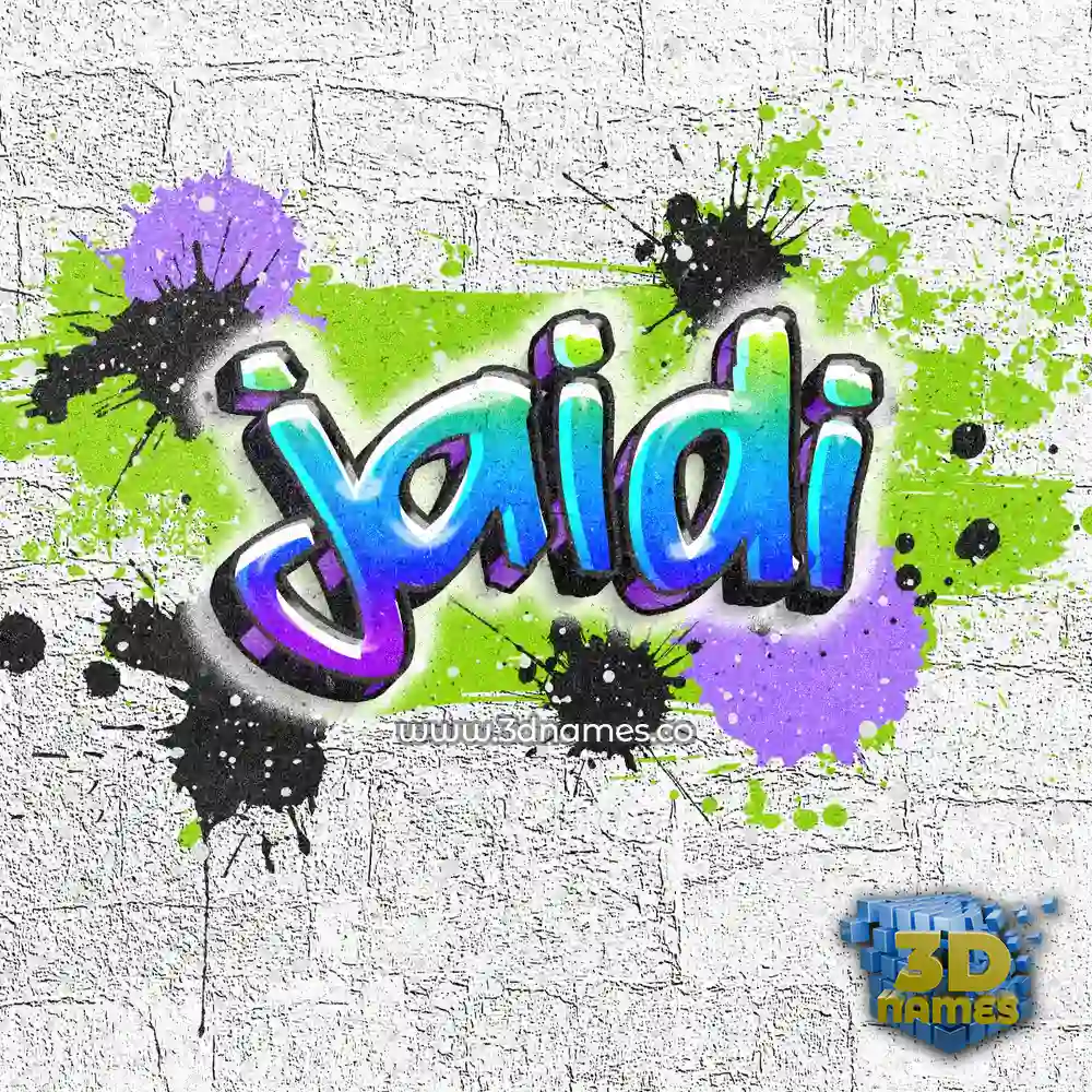 jaidi in Graffiti Grunge style - 3D name wallpaper