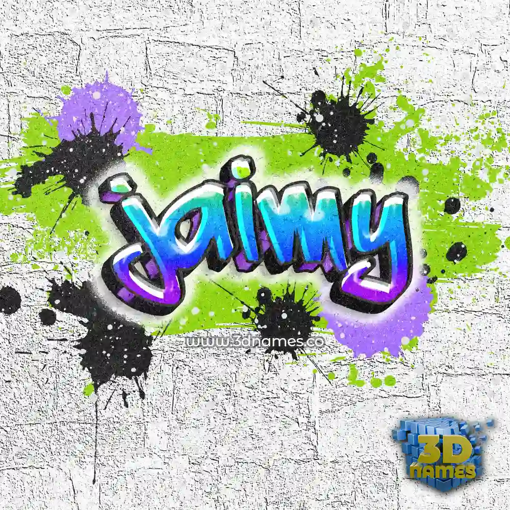 jaimy in Graffiti Grunge style - 3D name wallpaper