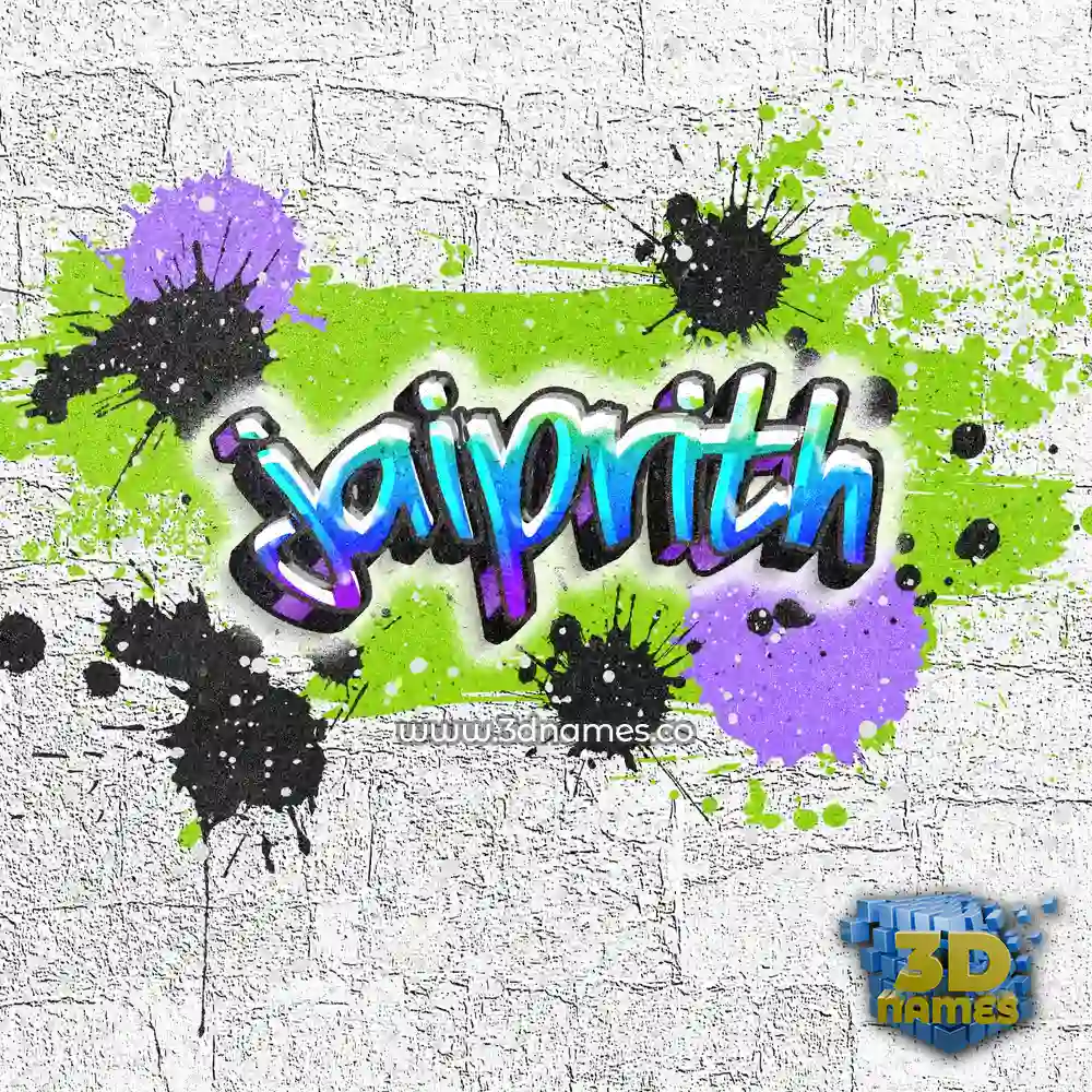 jaiprith in Graffiti Grunge style - 3D name wallpaper