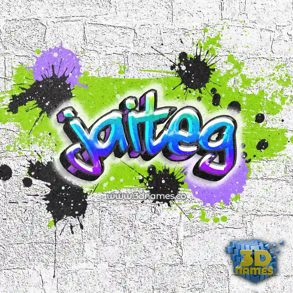 jaiteg in Graffiti Grunge style - 3D name wallpaper