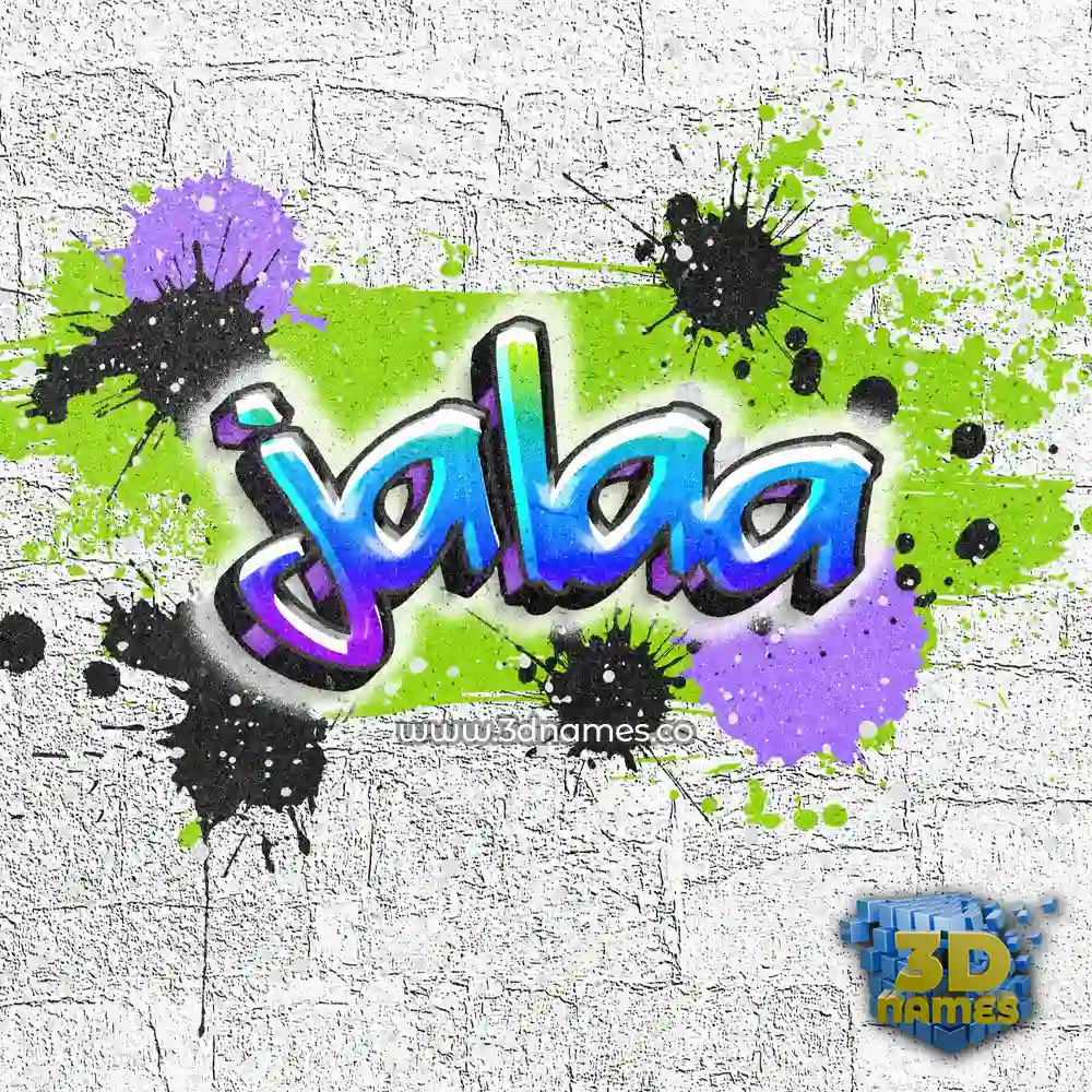 jalaa in Graffiti Grunge style - 3D name wallpaper