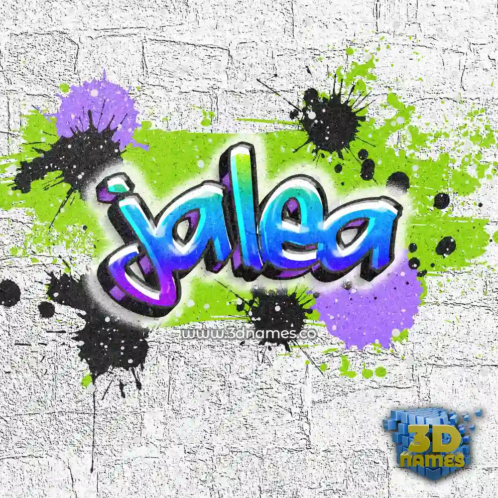 jalea in Graffiti Grunge style - 3D name wallpaper