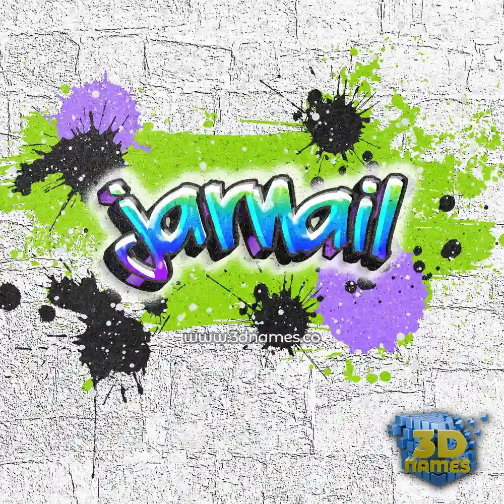 jarnail in Graffiti Grunge style - 3D name wallpaper