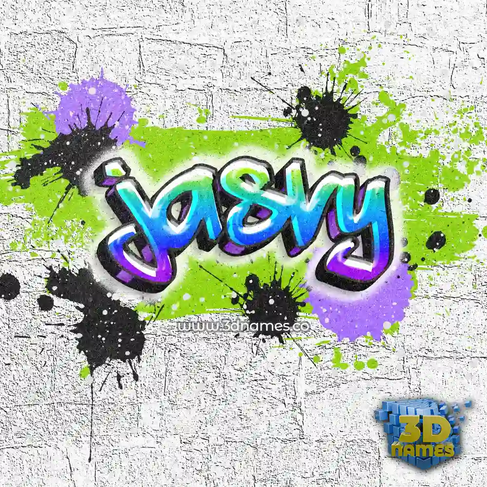 jasvy in Graffiti Grunge style - 3D name wallpaper