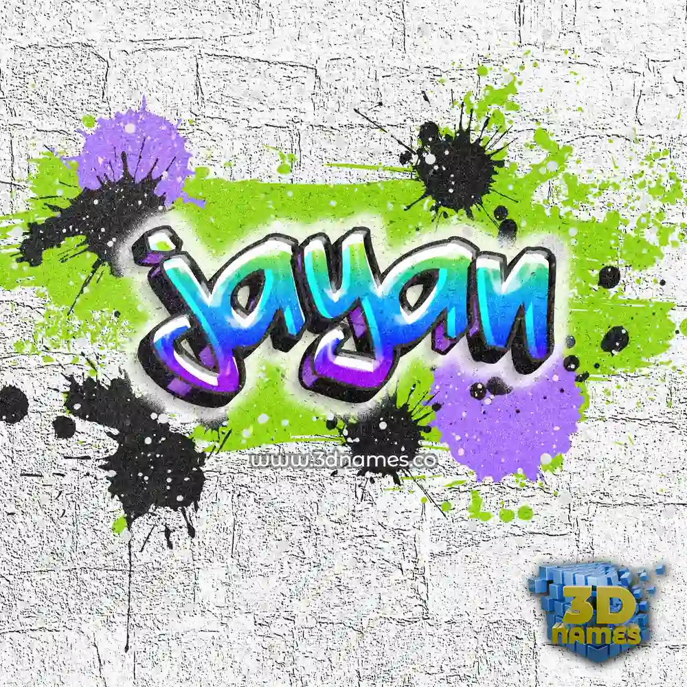 jayan in Graffiti Grunge style - 3D name wallpaper