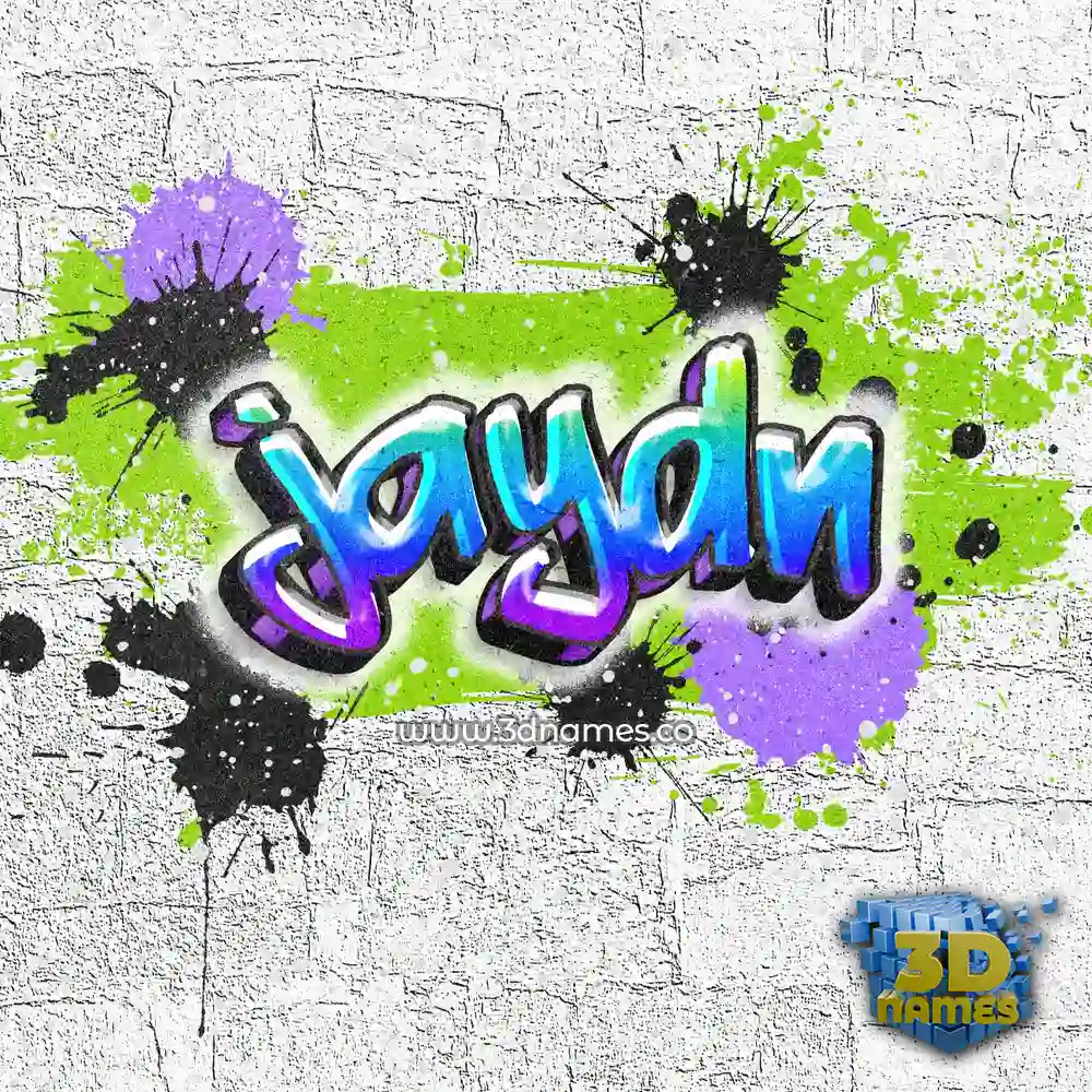 jaydn in Graffiti Grunge style - 3D name wallpaper