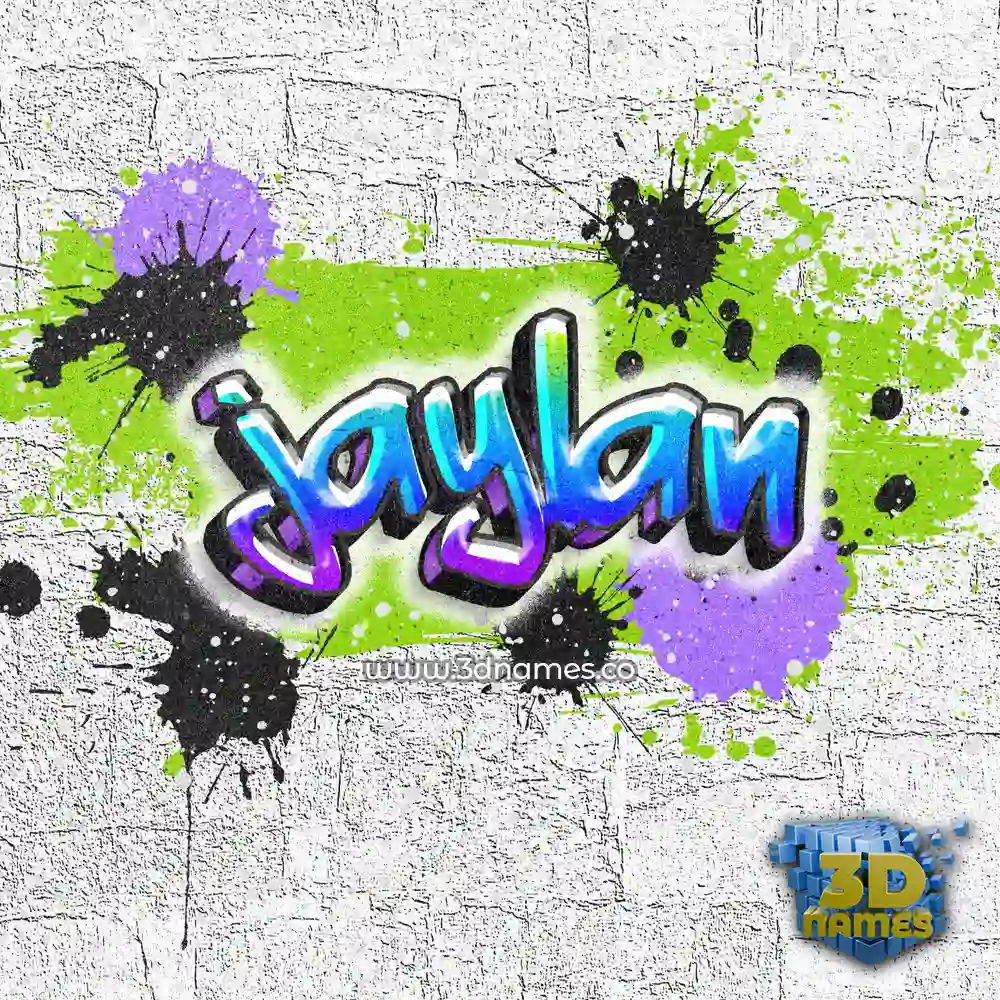 jaylan in Graffiti Grunge style - 3D name wallpaper