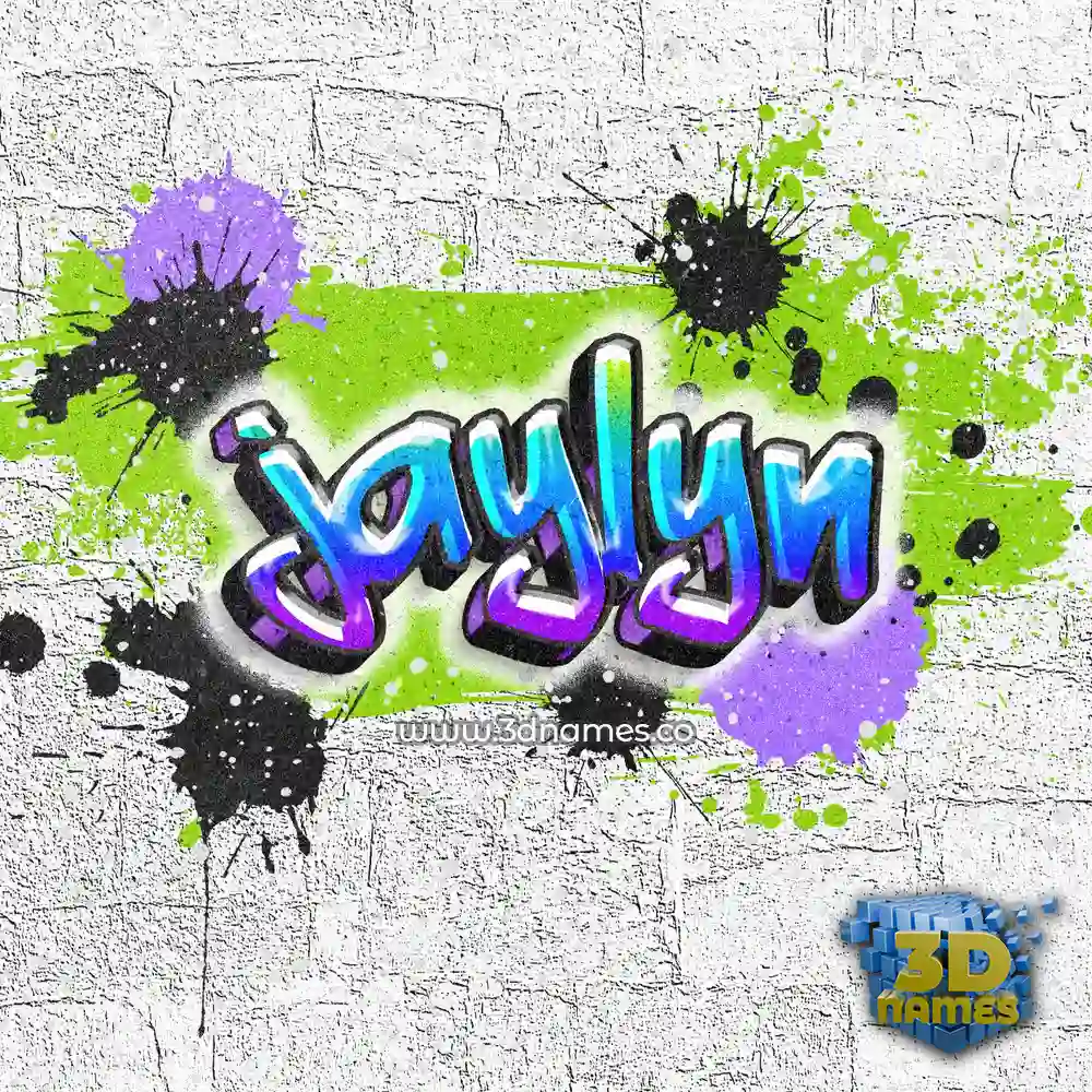 jaylyn in Graffiti Grunge style - 3D name wallpaper