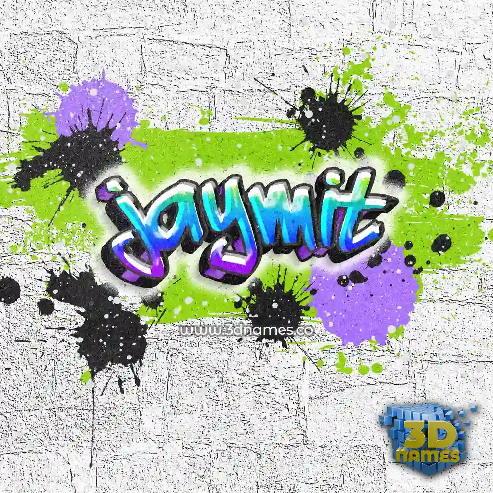jaymit in Graffiti Grunge style - 3D name wallpaper
