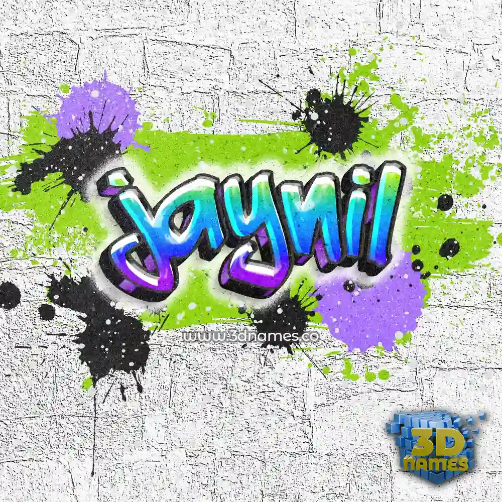 jaynil in Graffiti Grunge style - 3D name wallpaper