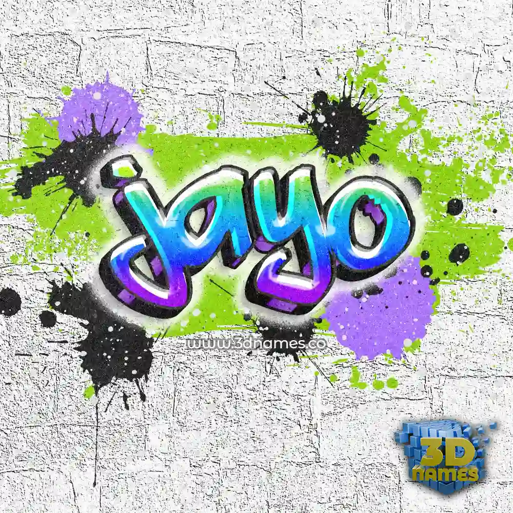 jayo in Graffiti Grunge style - 3D name wallpaper