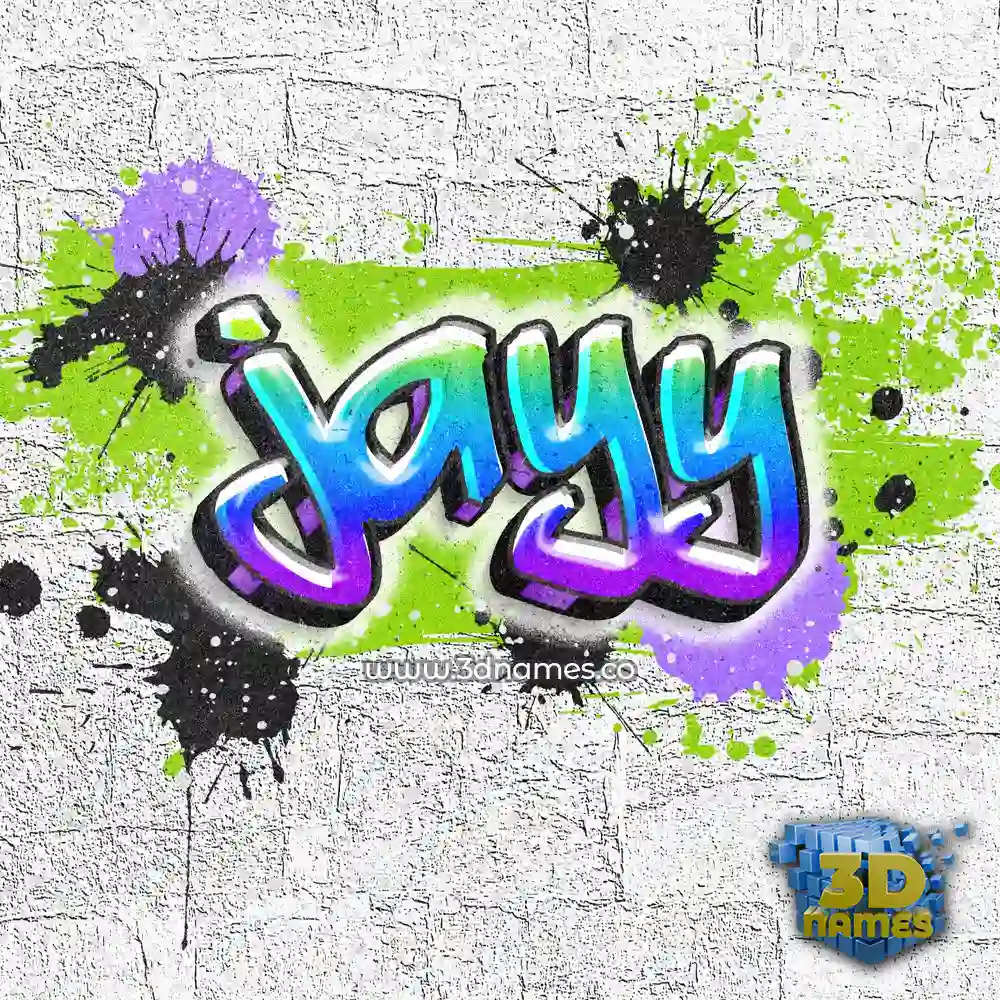 jayy in Graffiti Grunge style - 3D name wallpaper