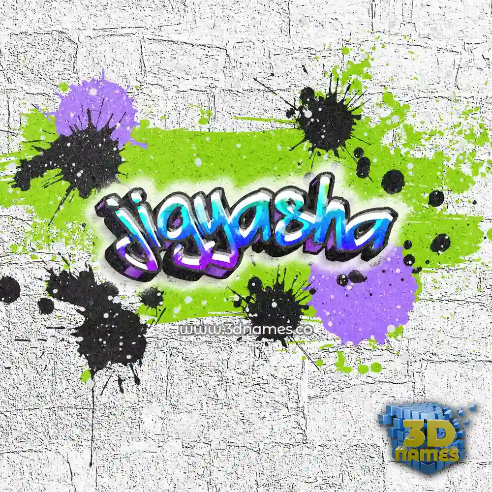 jigyasha in Graffiti Grunge style - 3D name wallpaper