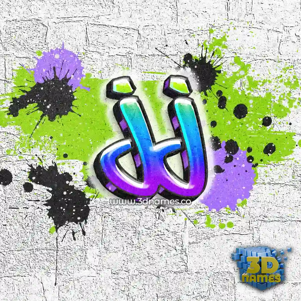jj in Graffiti Grunge style - 3D name wallpaper