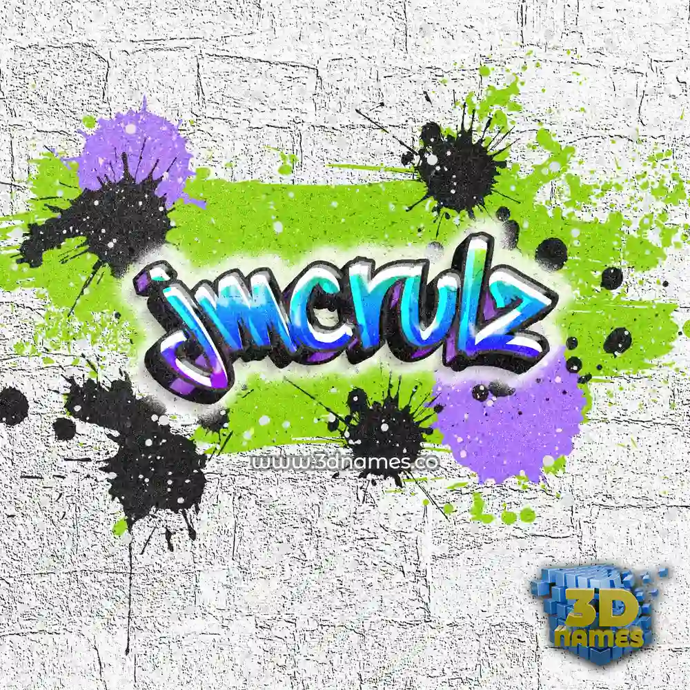 jmcrulz in Graffiti Grunge style - 3D name wallpaper