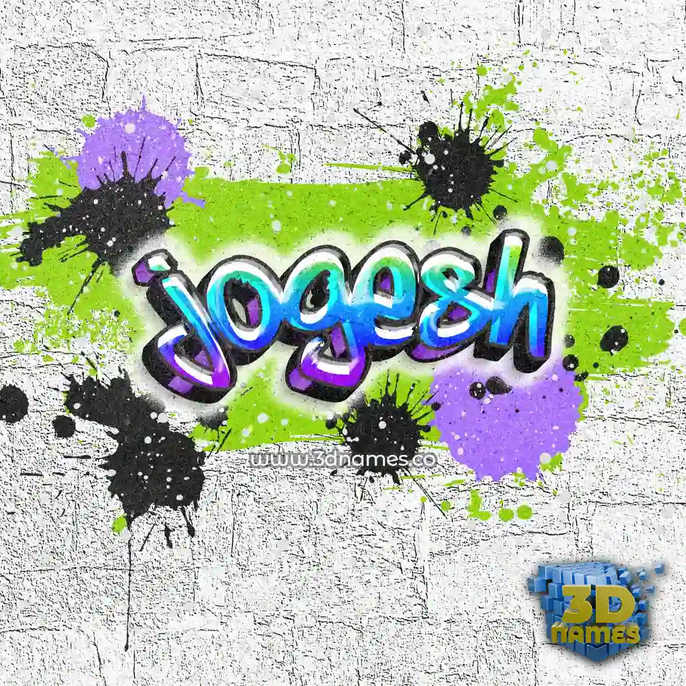 jogesh in Graffiti Grunge style - 3D name wallpaper