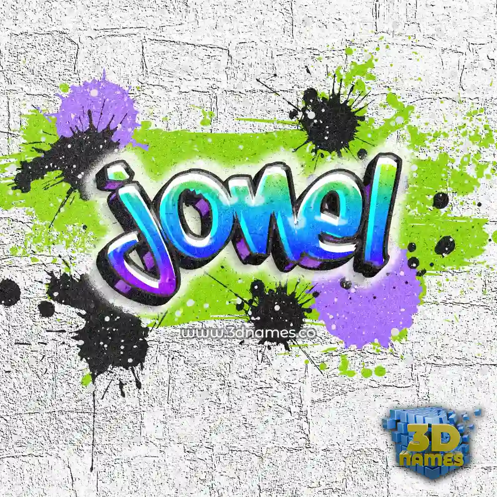 jonel in Graffiti Grunge style - 3D name wallpaper