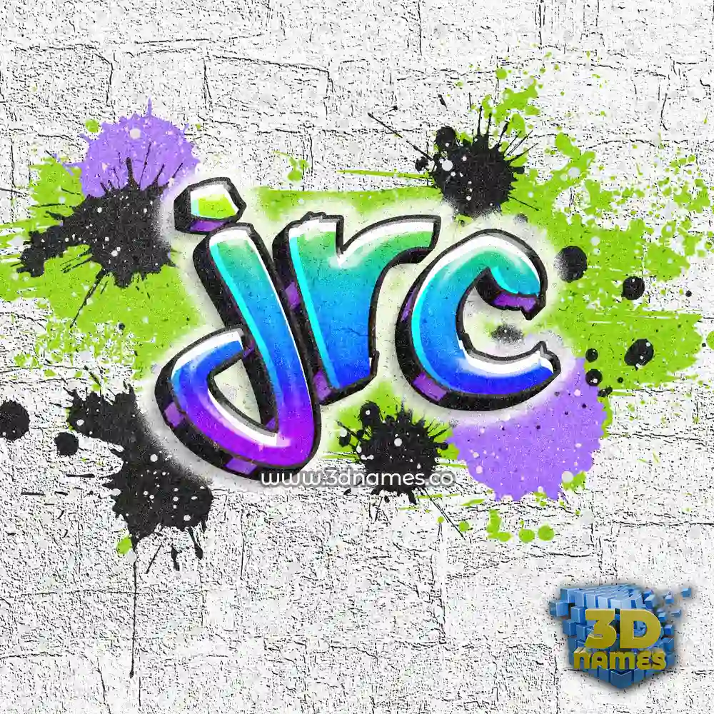 jrc in Graffiti Grunge style - 3D name wallpaper