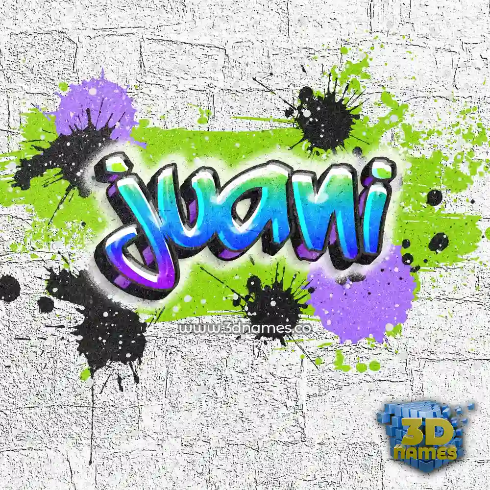 juani in Graffiti Grunge style - 3D name wallpaper