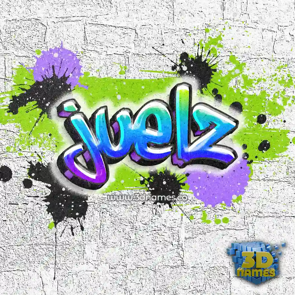 juelz in Graffiti Grunge style - 3D name wallpaper