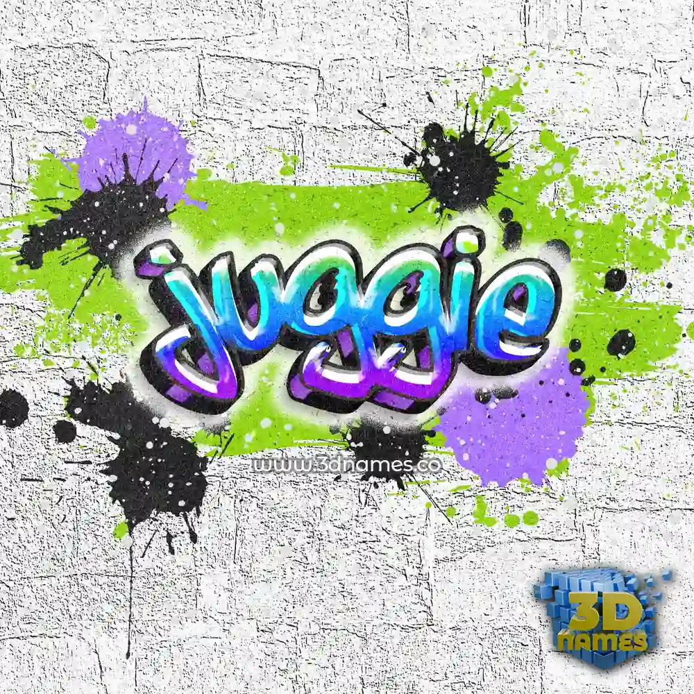 juggie in Graffiti Grunge style - 3D name wallpaper