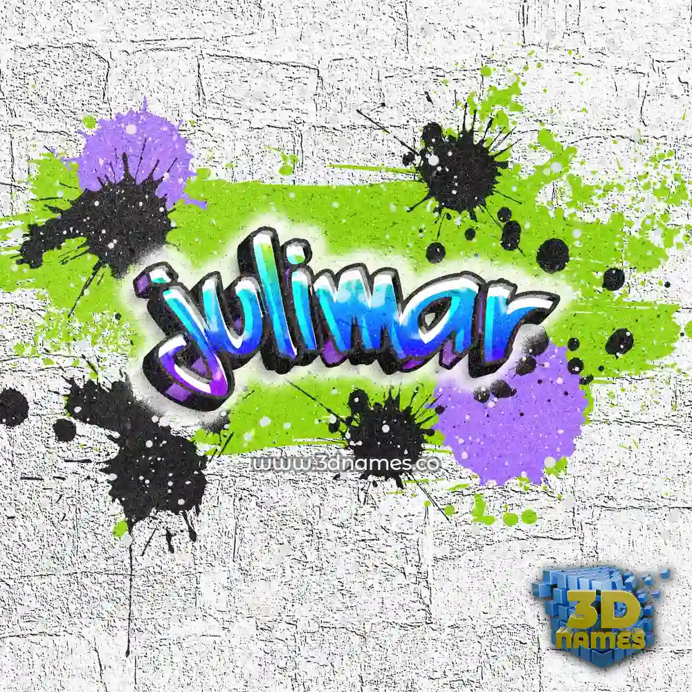 julimar in Graffiti Grunge style - 3D name wallpaper