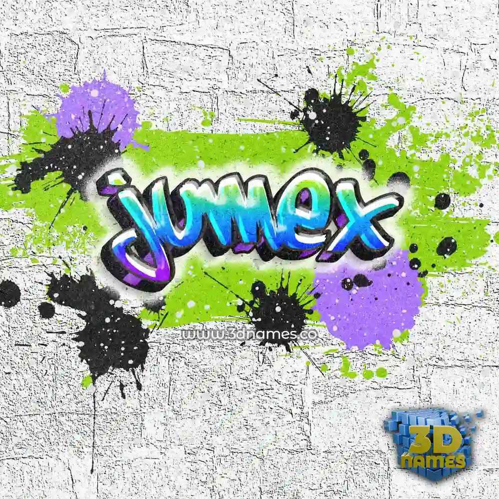 jumex in Graffiti Grunge style - 3D name wallpaper