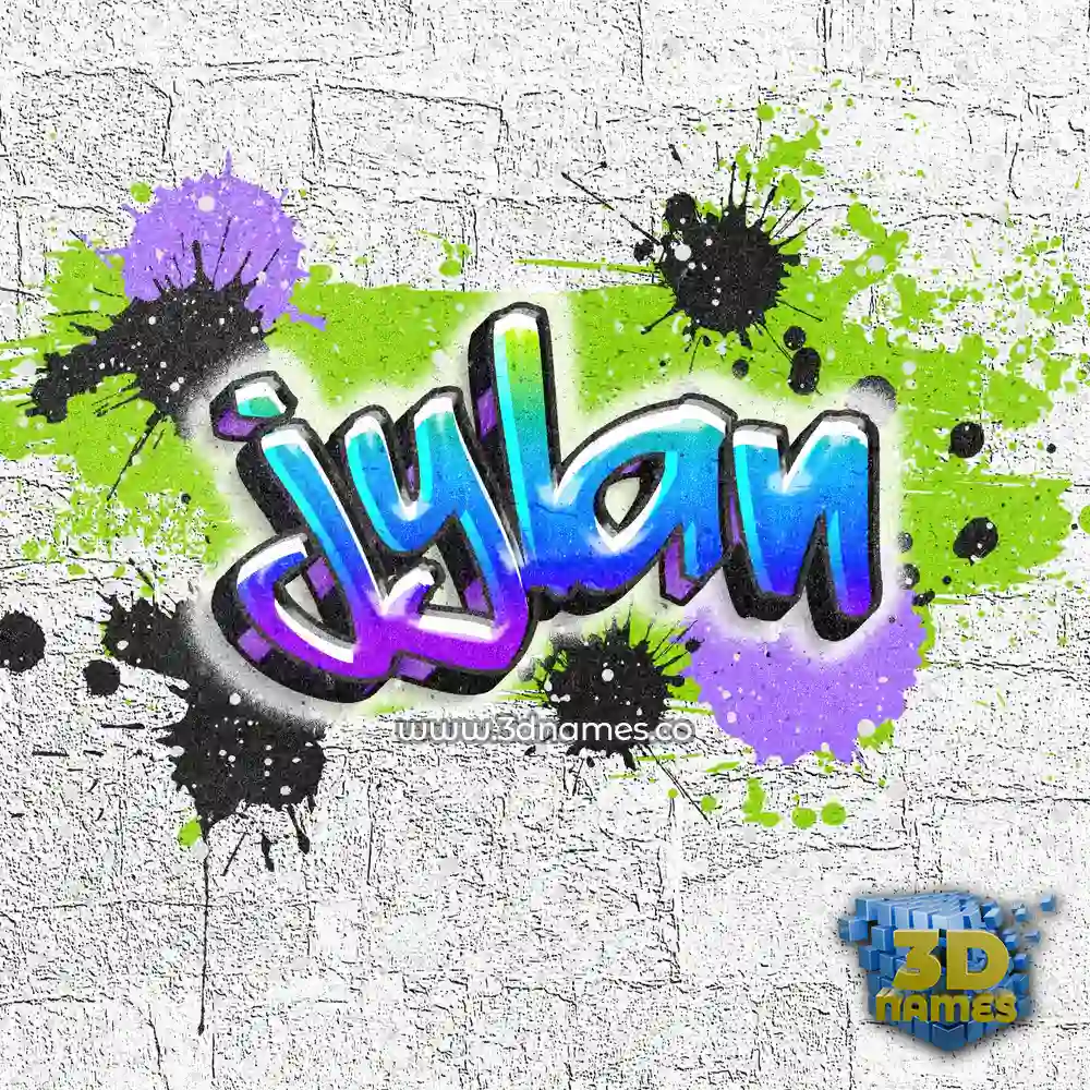 jylan in Graffiti Grunge style - 3D name wallpaper