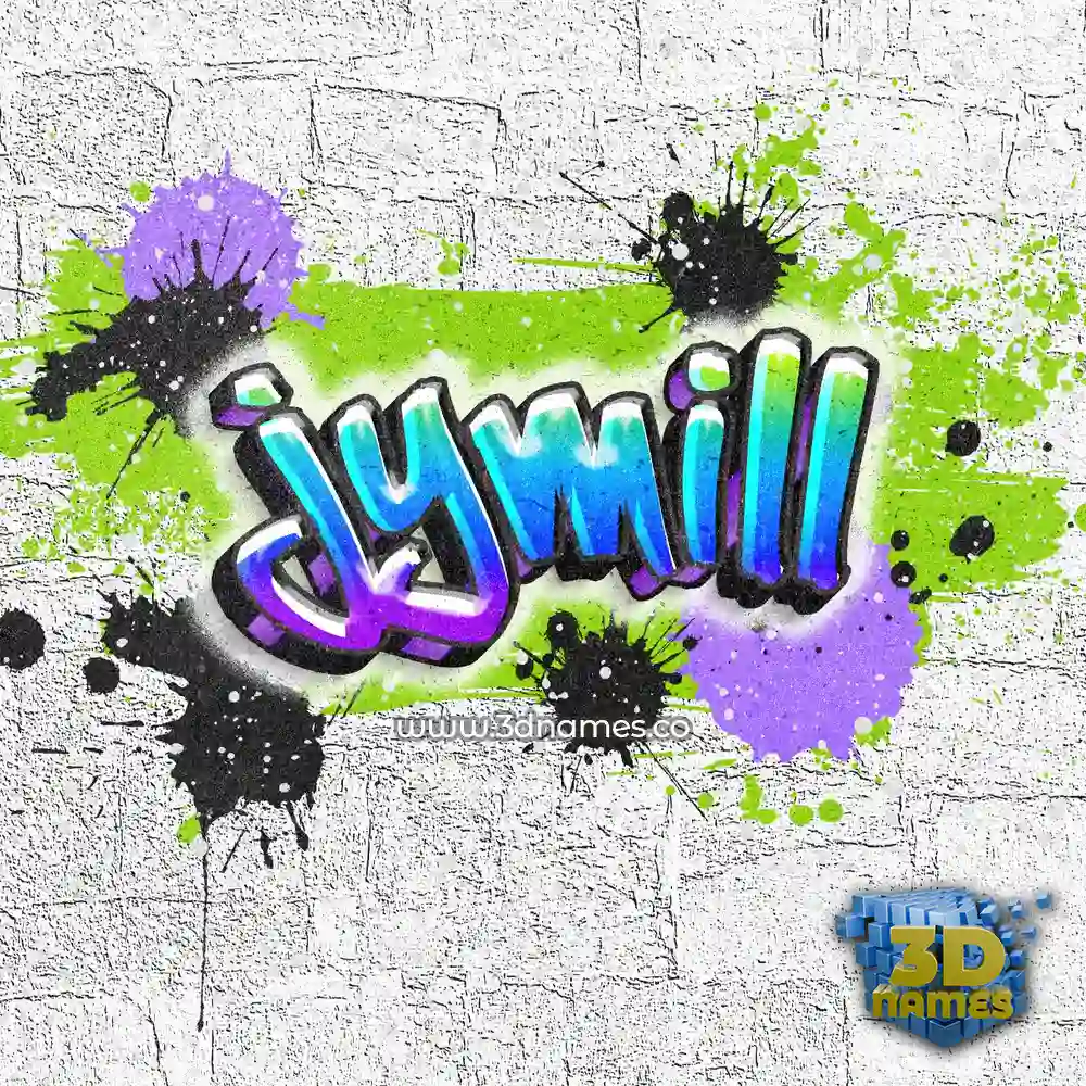 jymill in Graffiti Grunge style - 3D name wallpaper