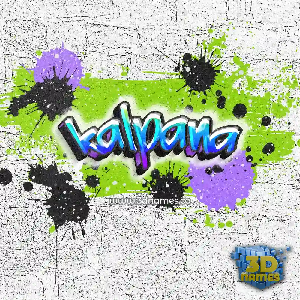 kalpana in Graffiti Grunge style - 3D name wallpaper