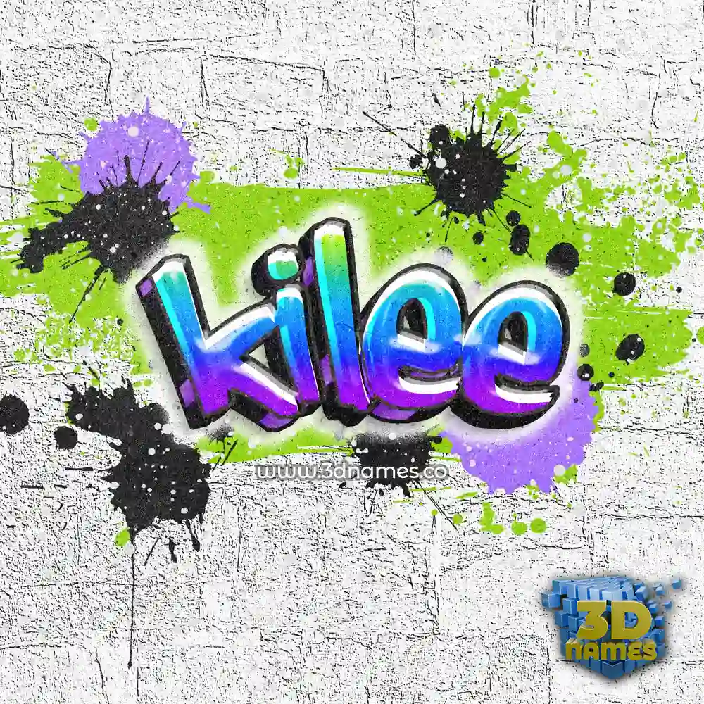 kilee in Graffiti Grunge style - 3D name wallpaper