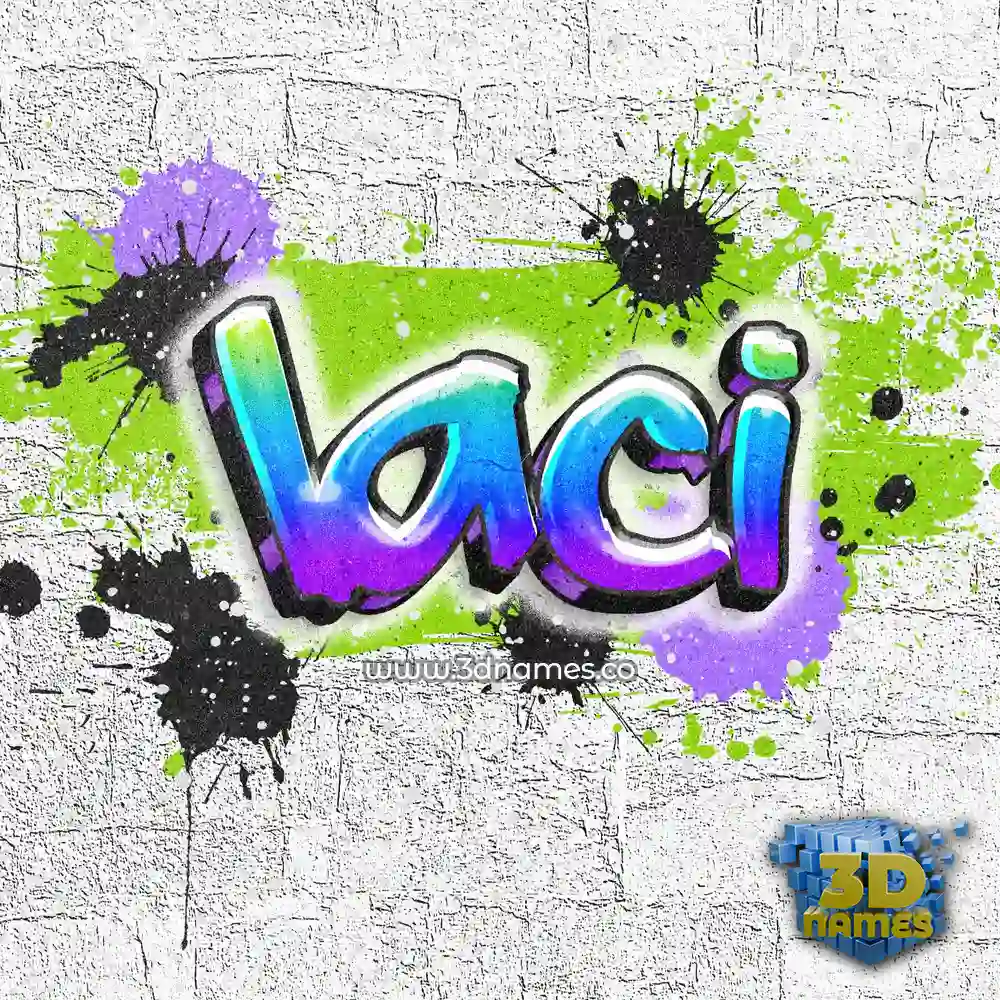 laci in Graffiti Grunge style - 3D name wallpaper
