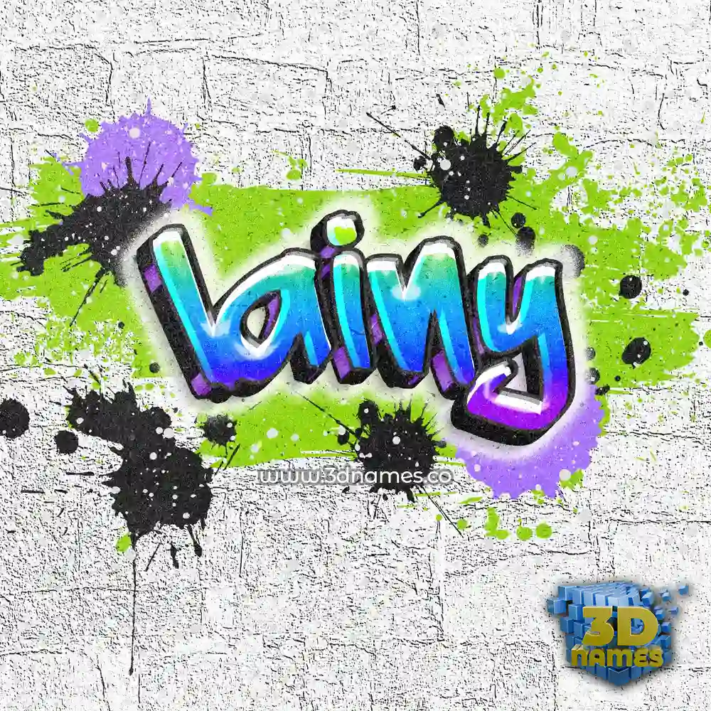 lainy in Graffiti Grunge style - 3D name wallpaper