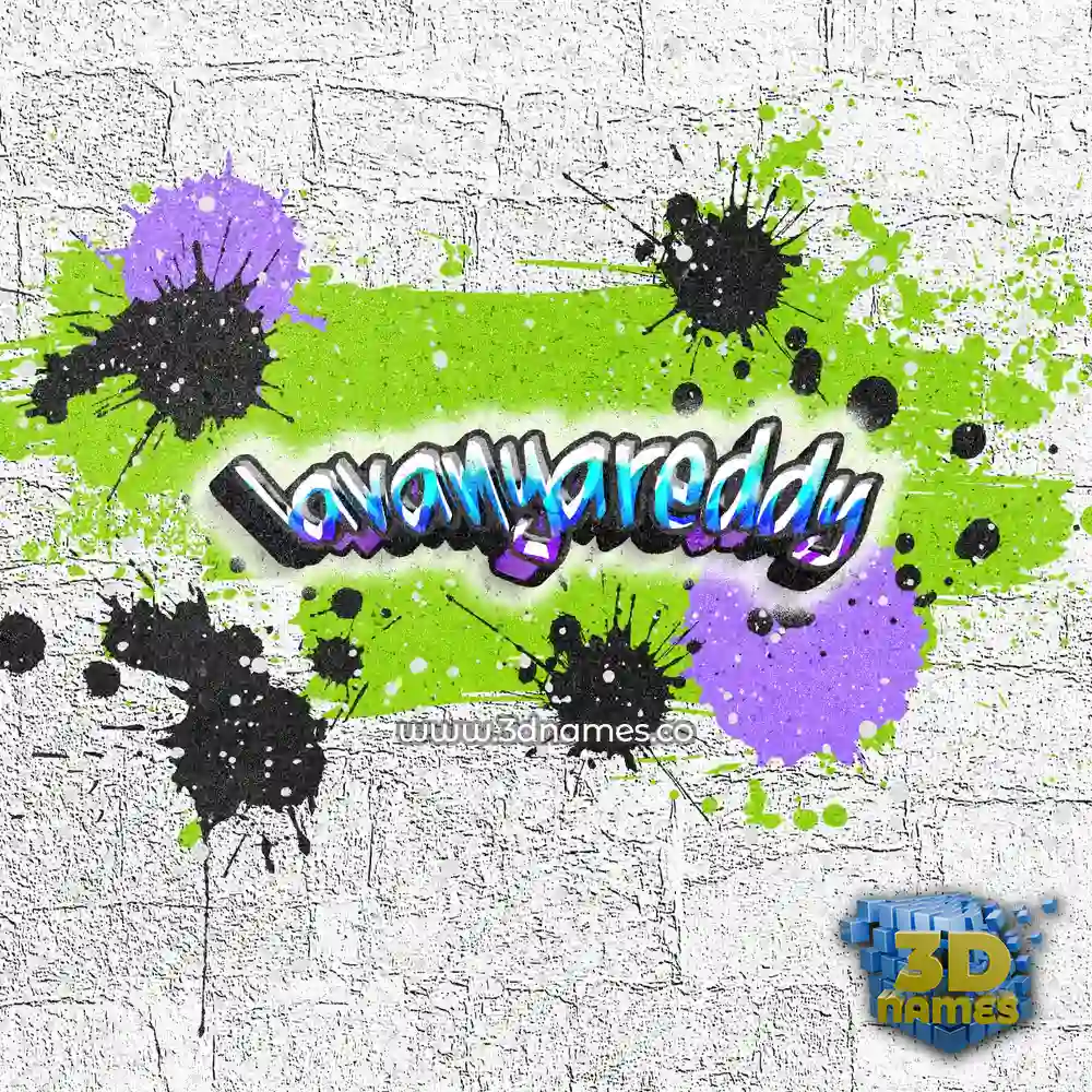 lavanyareddy in Graffiti Grunge style - 3D name wallpaper